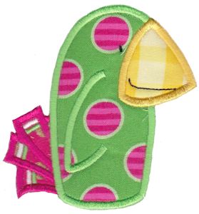 Profile Bird Applique