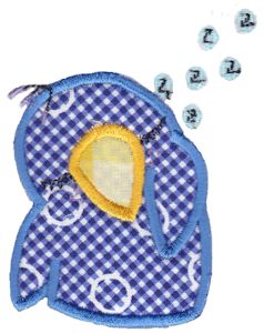 Sleeping Bird Applique