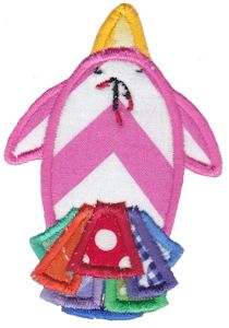 Looking Up Bird Applique