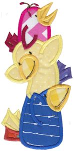 Stack of Birds Applique