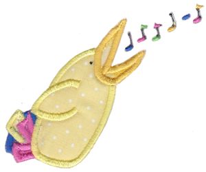 Singing Bird Applique