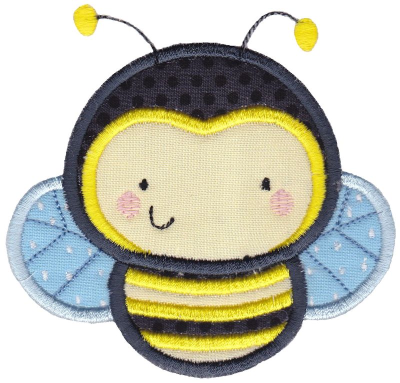 Bumble Bee Applique