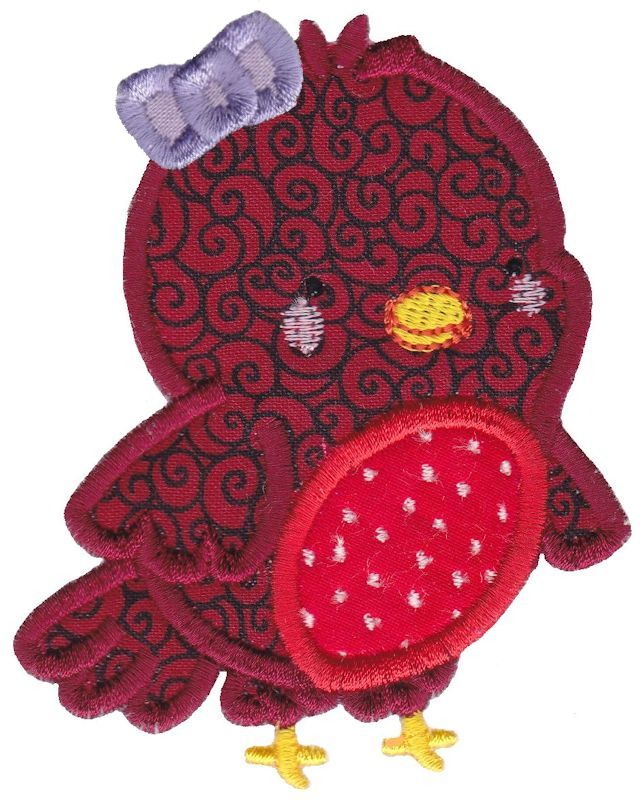 Girl Robin Applique