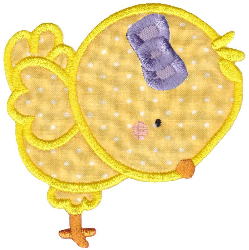 Girl Chick Applique