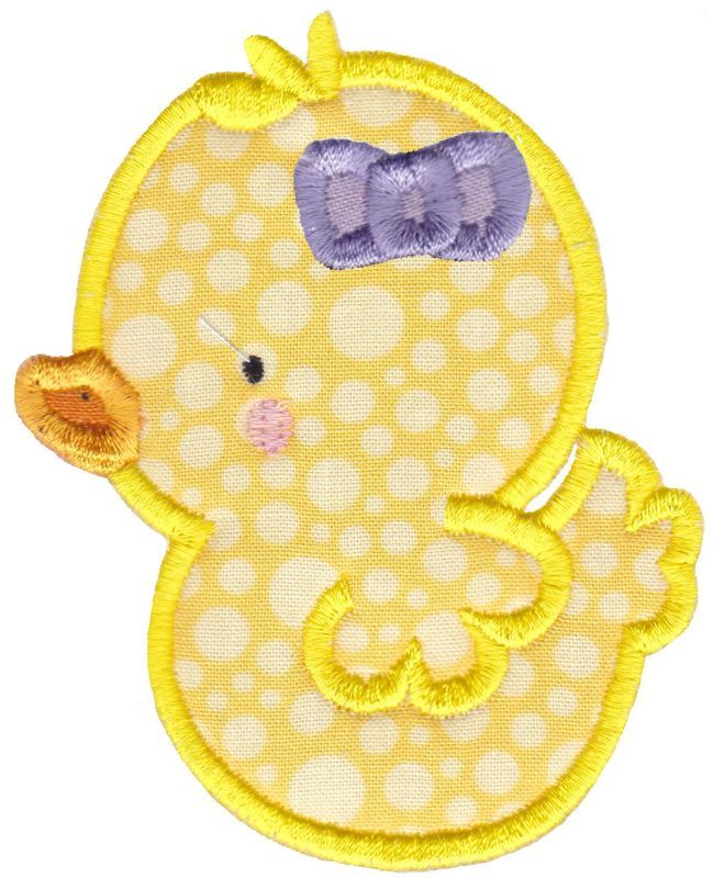 Girl Duck Applique