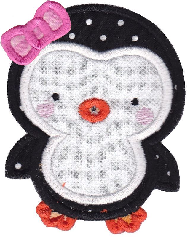 Girl Penguin Applique