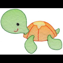 Sketch Sea Turtle