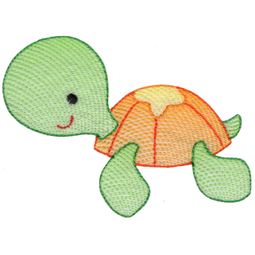 Sketch Sea Turtle