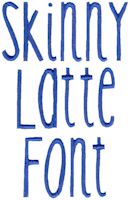 Skinny Latte Font