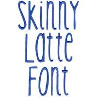 Skinny Latte Font