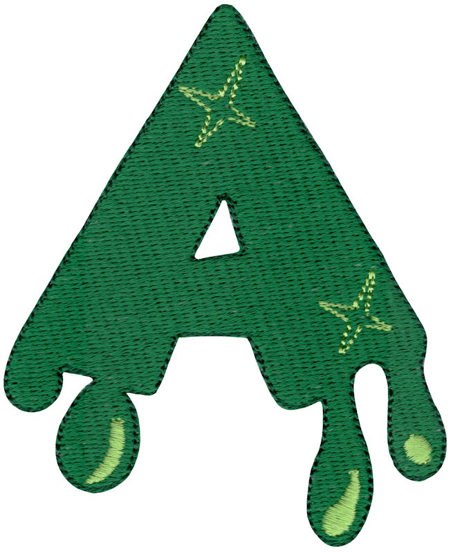 Slime Alphabet A