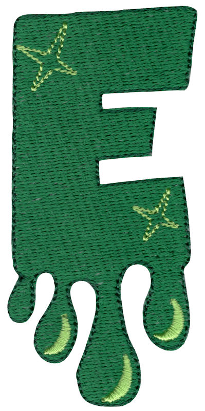 Slime Alphabet E