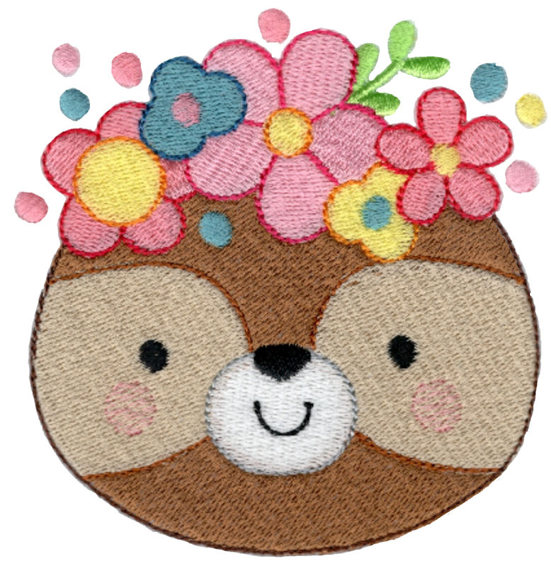 Flower Crown Sloth