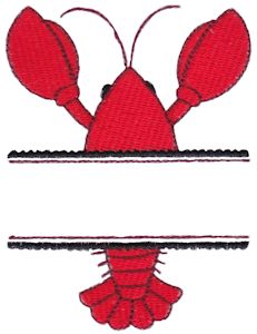 Filled Stitch Split Crawfish