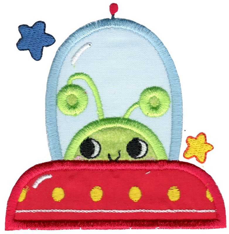 Applique Alien UFO