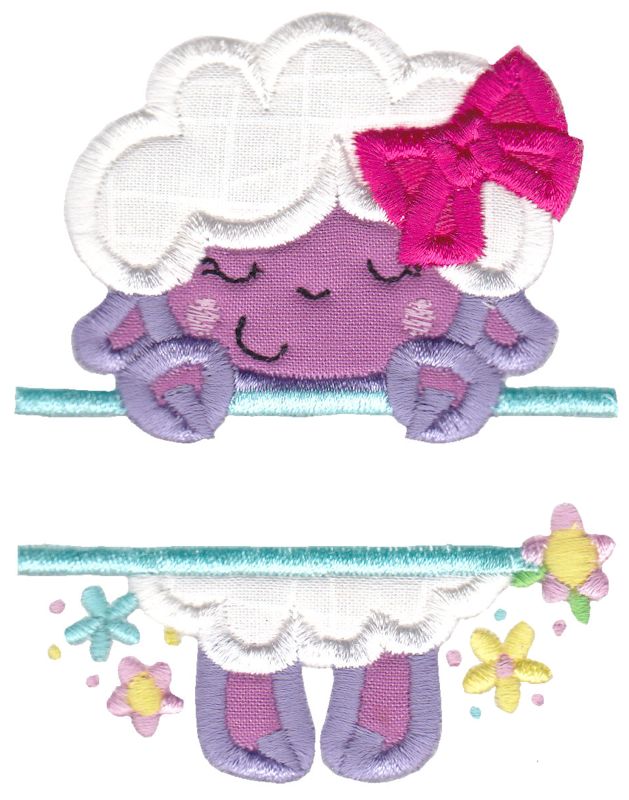 Split Lamb Applique