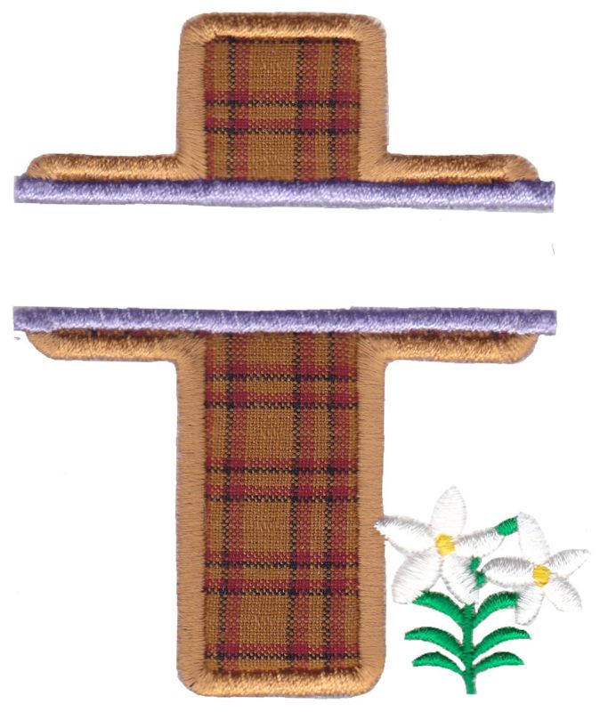Split Cross Applique
