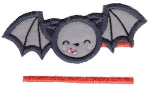 Split Bat Applique
