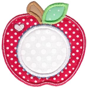 Apple Monogram Applique