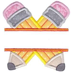 Split Pencils Applique