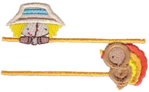 Split Scarecrow Applique