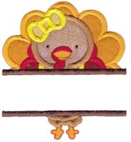 Split Thanksgiving Applique