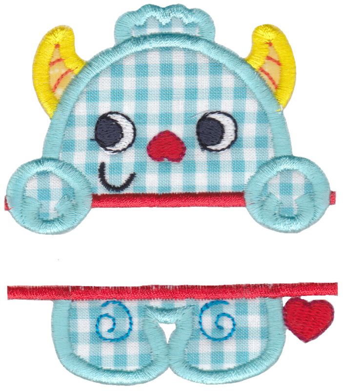 Split Monster Applique