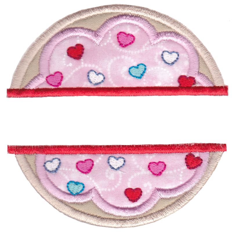 Split Doughnut Applique