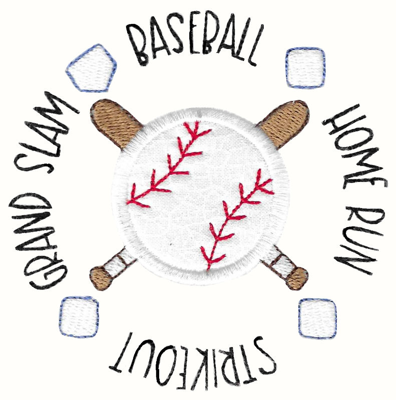 Baseball Sports Circle