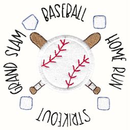 Baseball Sports Circle