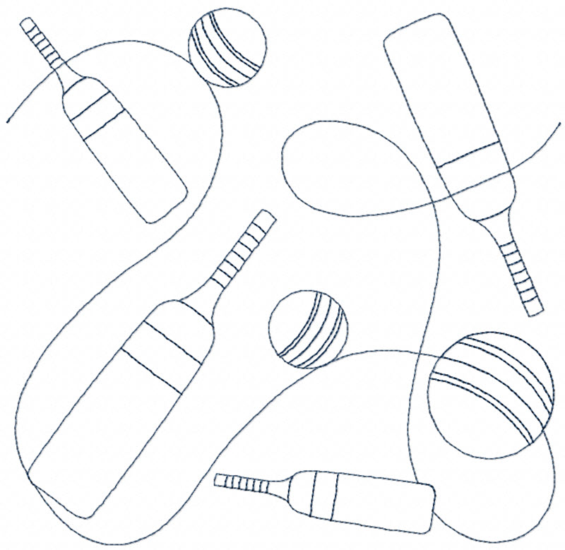 Cricket Continuous Line Quilting