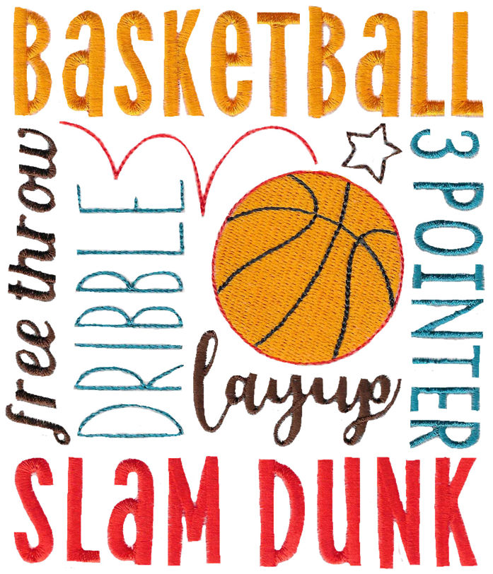 Basketball Subway Art