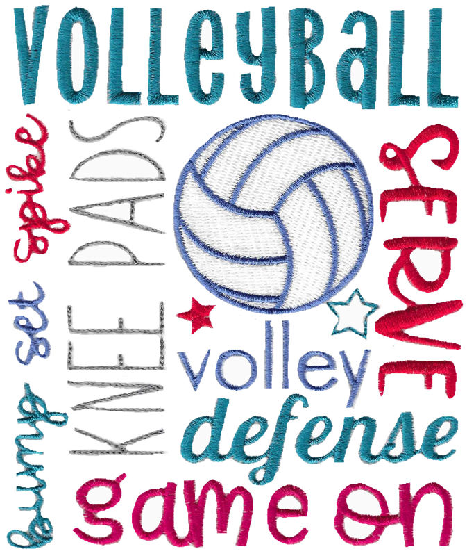 Volleyball Subway Art