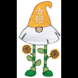 Sunflower Fan Beard Gnome