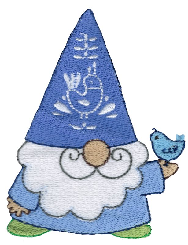 Boy Gnome and Bluebird
