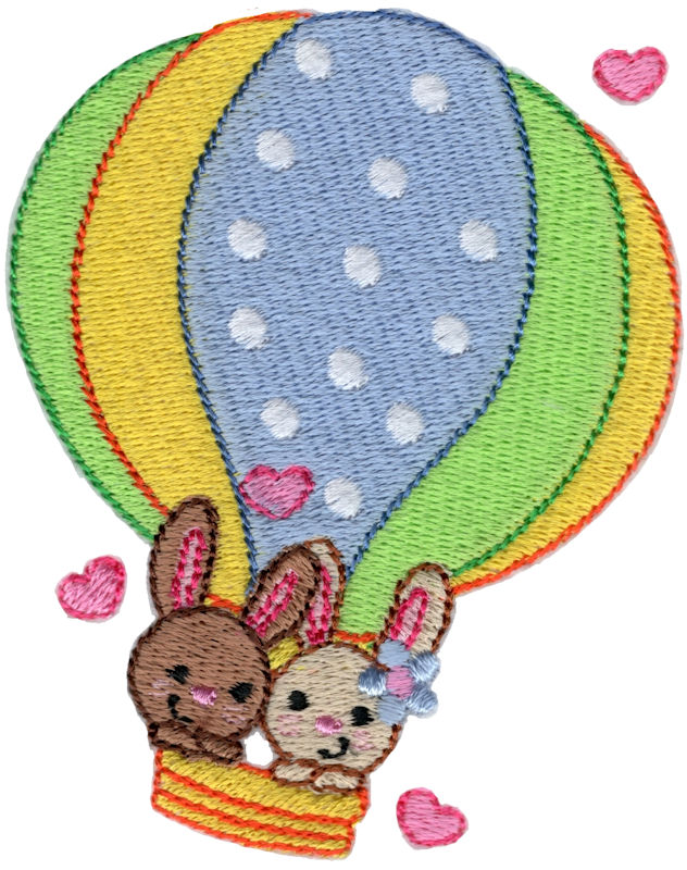 Hot Air Balloon Bunnies