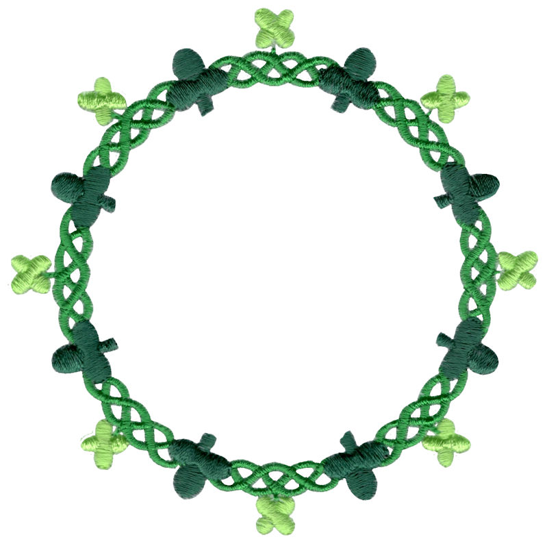 Shamrock Monogram Frame