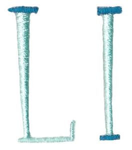 Stand Tall Alphabet L