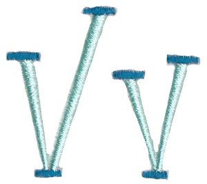 Stand Tall Alphabet V