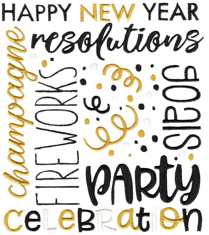 New Years Day Subway Art