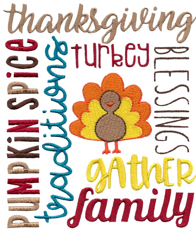 Thanksgiving Subway Art