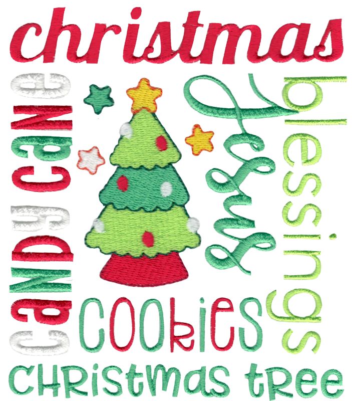 Christmas Subway Art