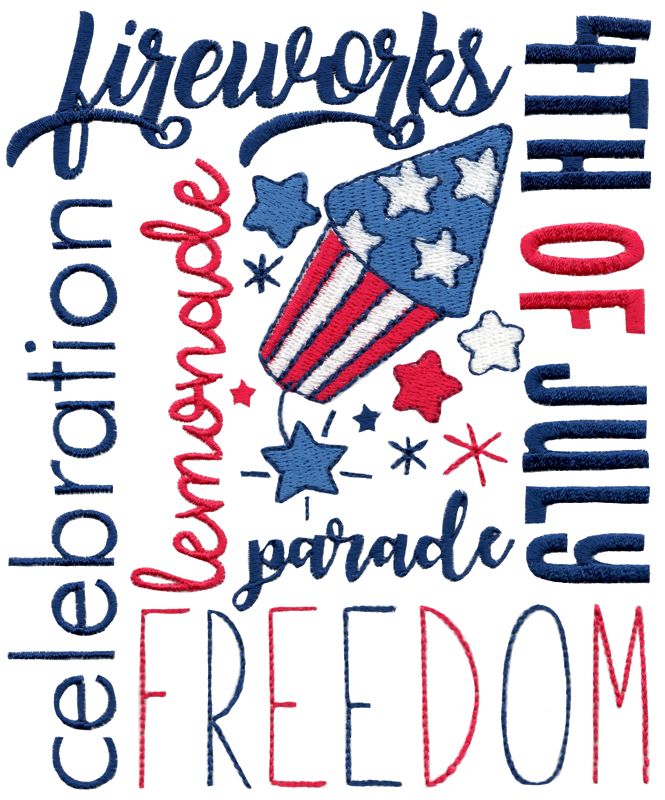 4th Of July Subway Art