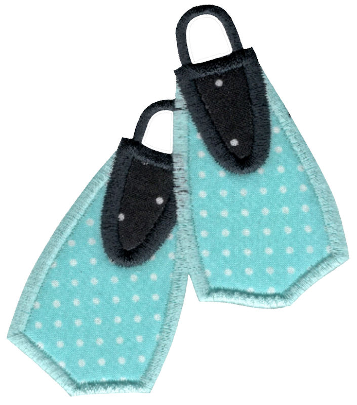 Flippers Applique