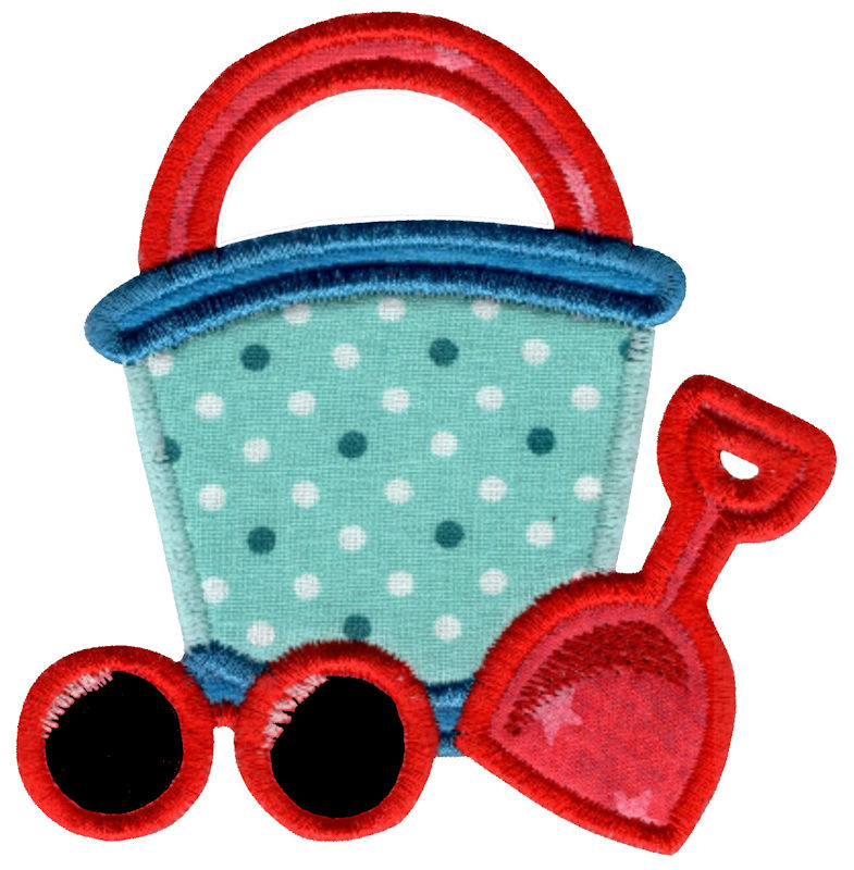 Bucket And Spade Applique