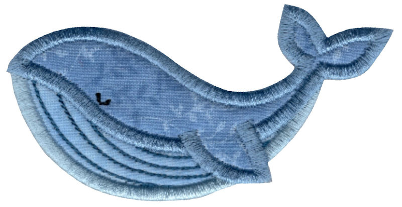 Whale Applique