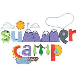 Summer Camp Word Art