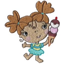 Girl With Ice Cream