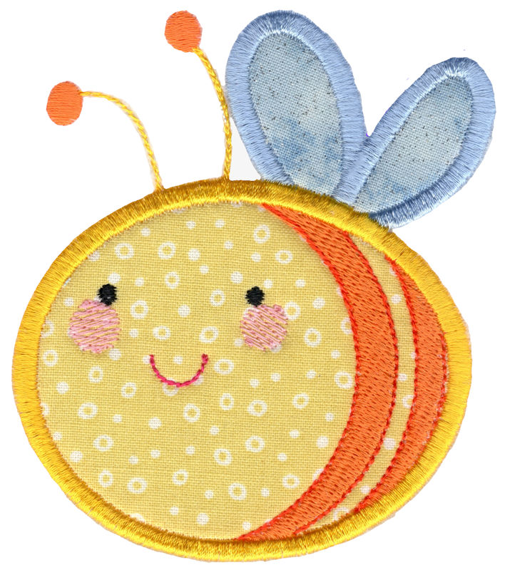 Cute Applique Bee