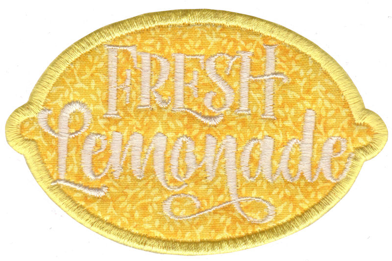 Fresh Lemonade Applique